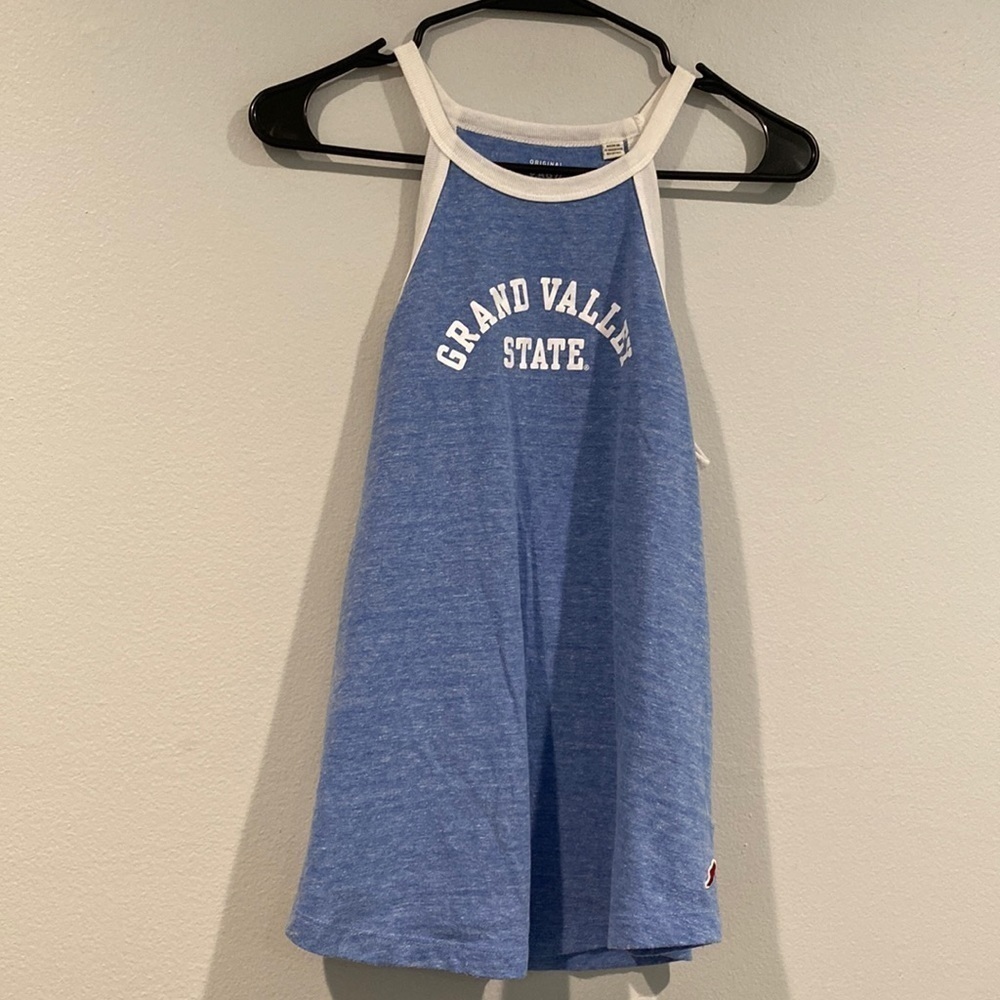 Original League Grand Valley State Light Blue Tank Top - Size Large